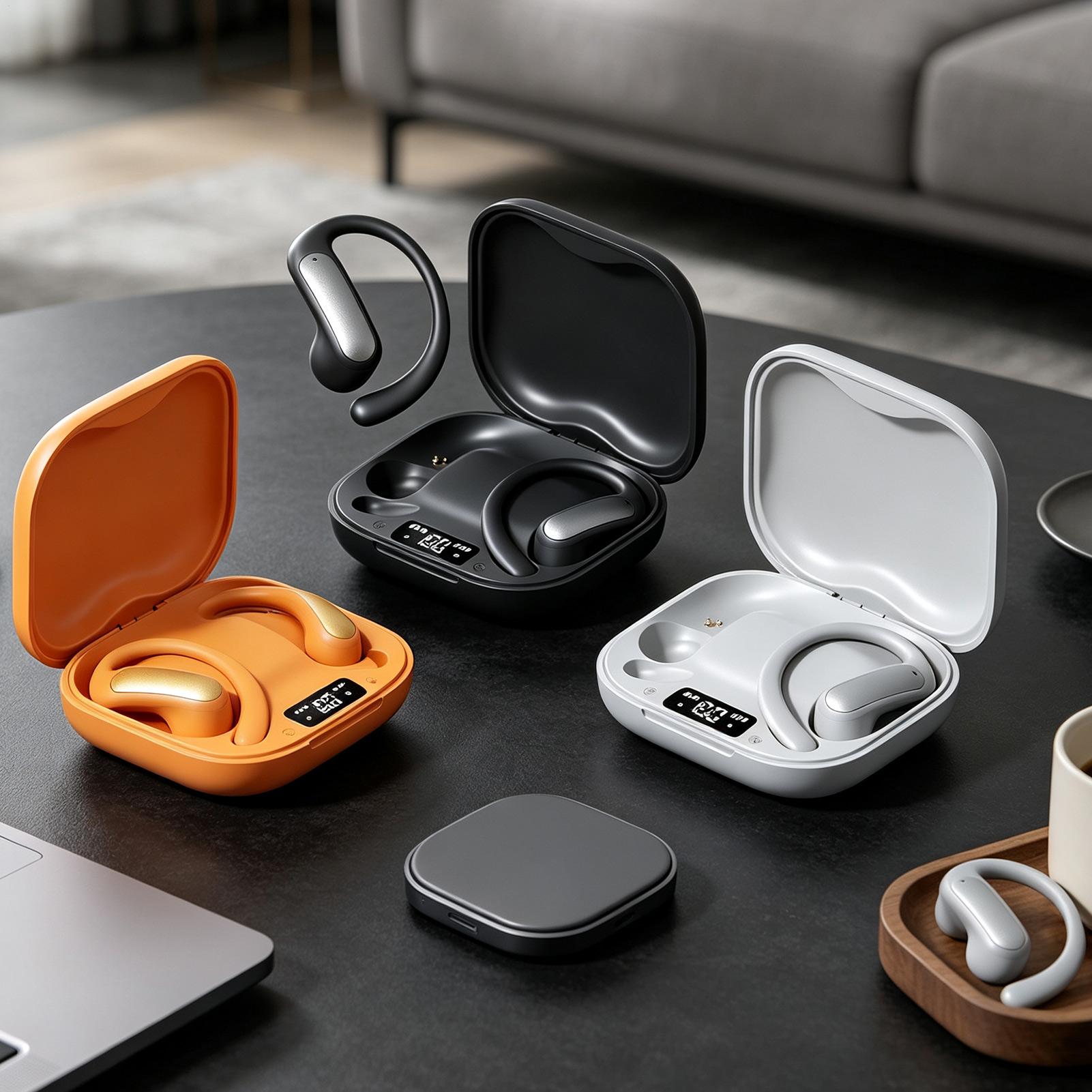 Headphones Wireless - Translation Headphones Digital Display AI Open