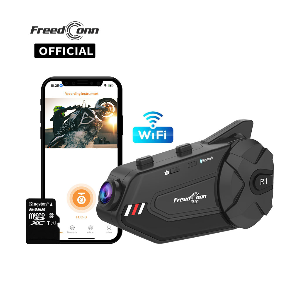 Bluetooth Speaker - Freedconn R1Plus Bluetooth Motorcycle Intercom Helmet