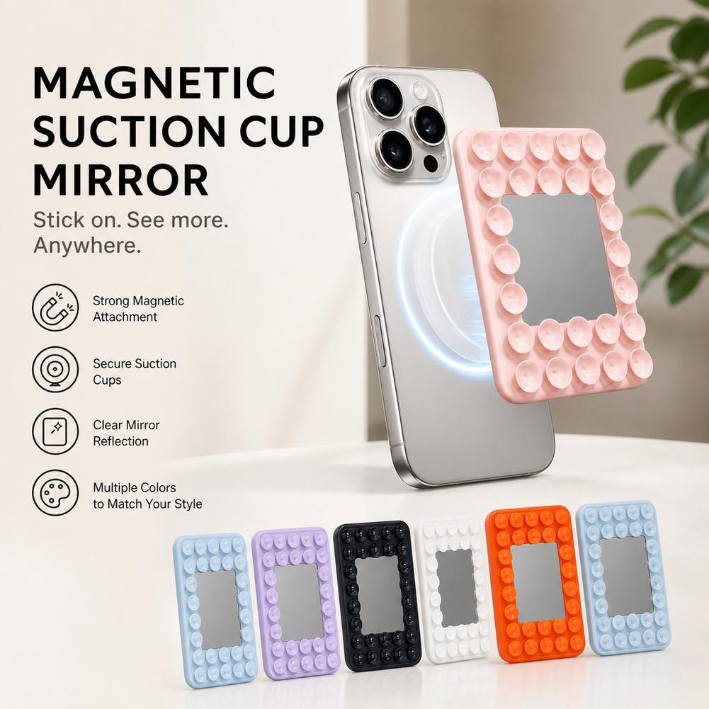 Phone Holder - Magnetic Suction Cup Phone Holder with