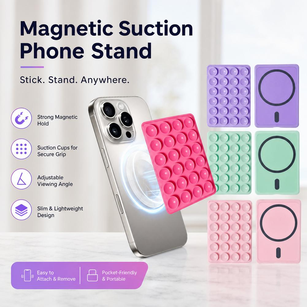 Phone Holder - Silicone 24 Suction Phone Holder Multifunctional