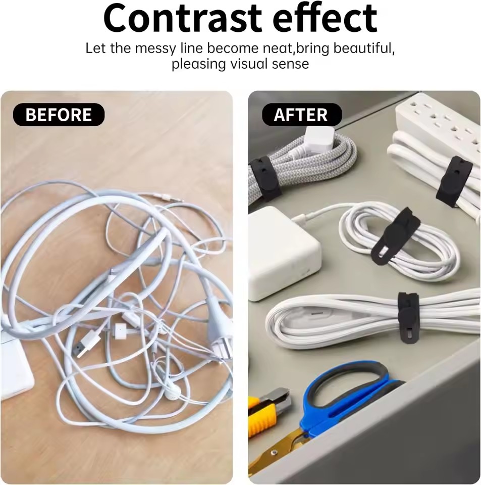 Desk Cable Organizer Reusable  - огляд і ціна Cable Organizer