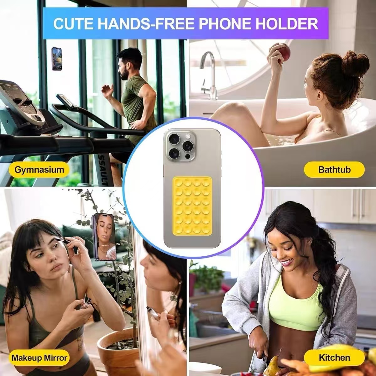 Silicone Suction Cup Phone Hol - огляд і ціна Phone Holder