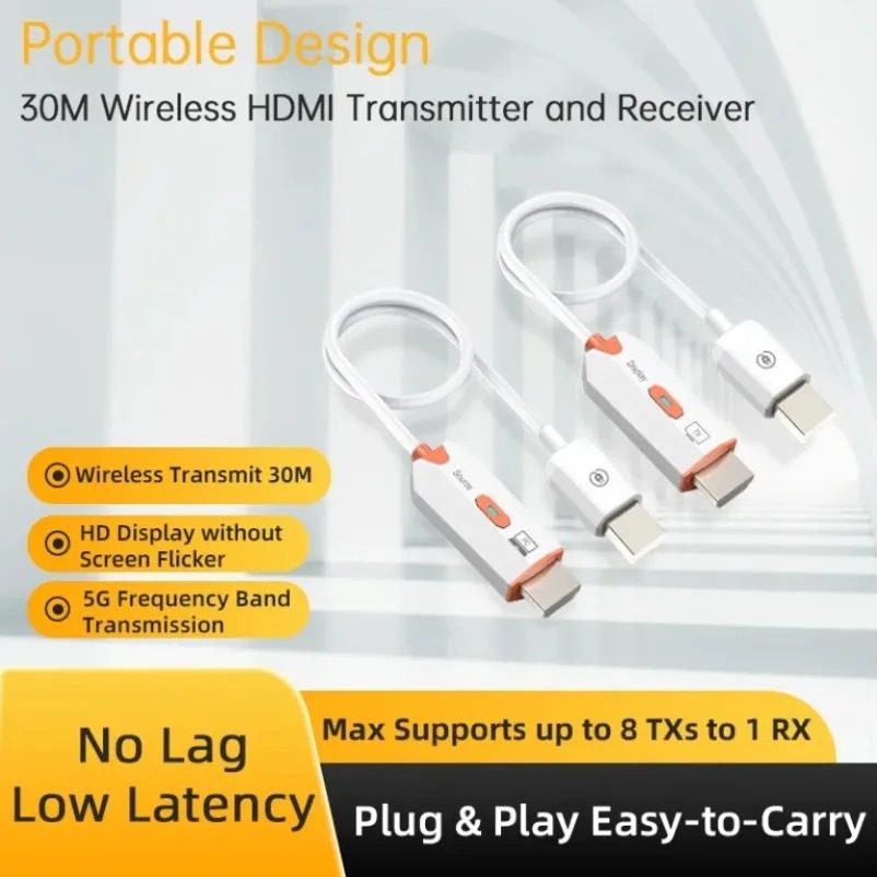1080P 30M 5.8G Wireless HDMI-C - огляд і ціна Hdmi Adapter