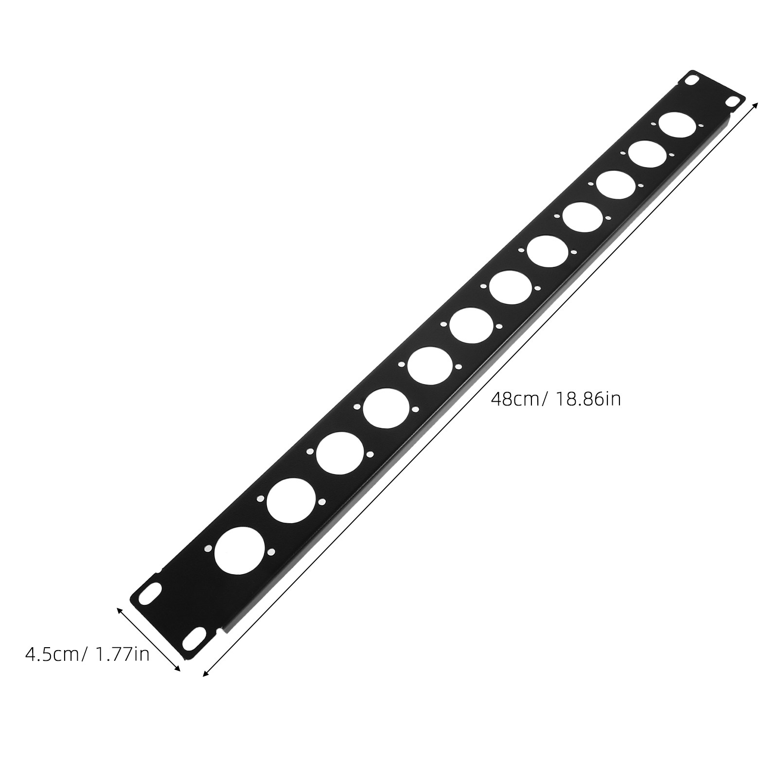 12 Port Hinged Rack Mount Audi - огляд і ціна Cable Organizer